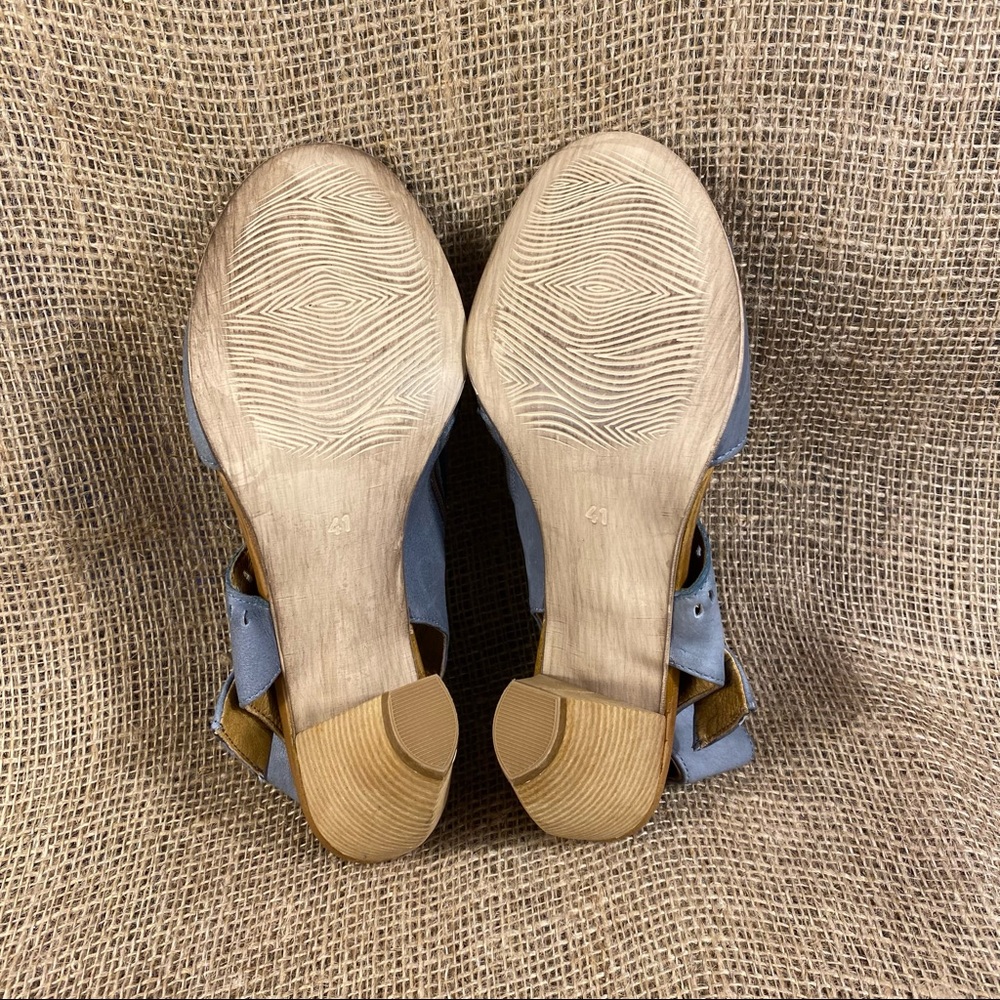 🛑SOLD🛑  Miz Mooz Sandals Heel Becca Zip Size 9.5 -10 EU 41 - Picture 10 of 10